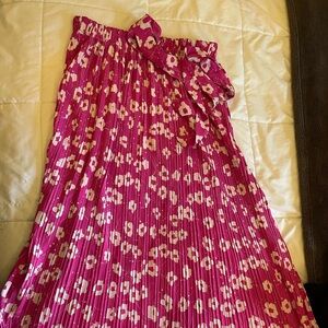 Alice Blue - Pink Floral Skirt - SIZE M